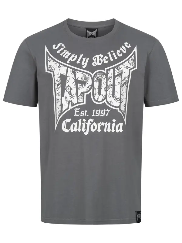 Tapout Tapout Majica 'Hailly Be'  siva / bela