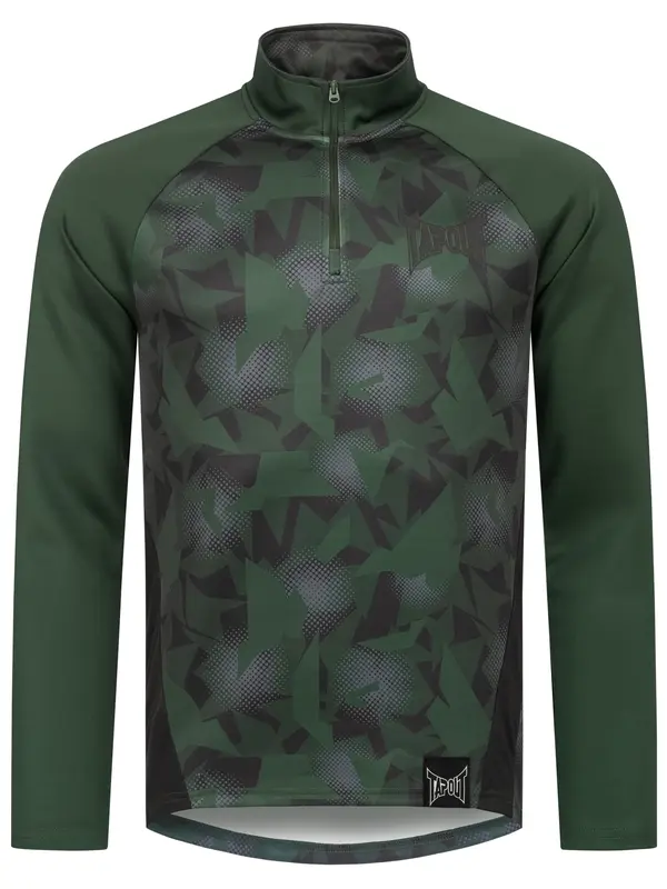 Tapout Tapout Majica  mornarska / temno zelena / črna