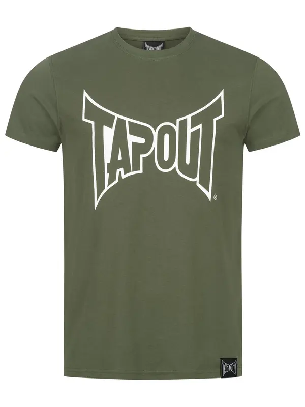 Tapout Tapout Majica  oliva / bela