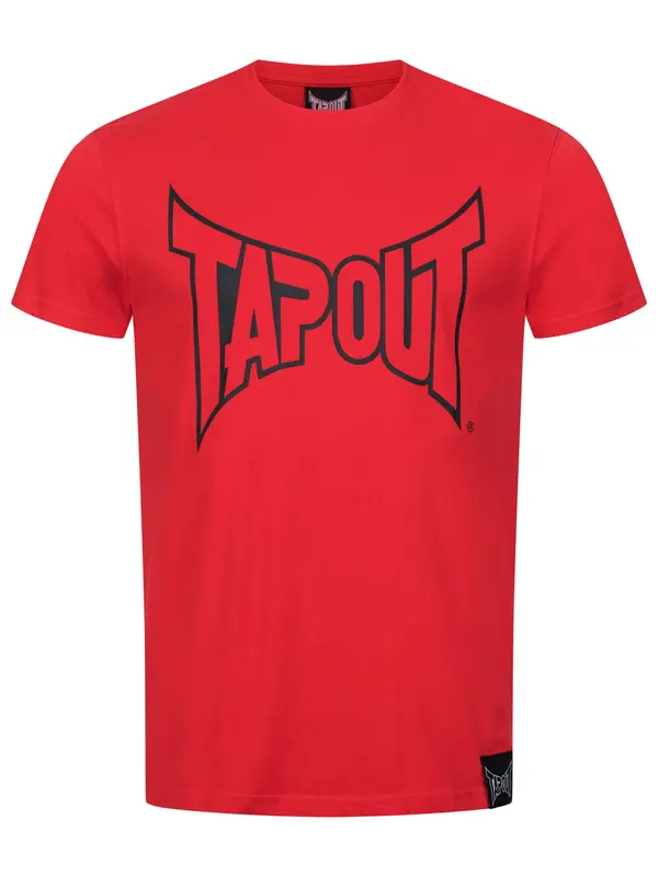 Tapout Tapout Majica  rdeča / črna