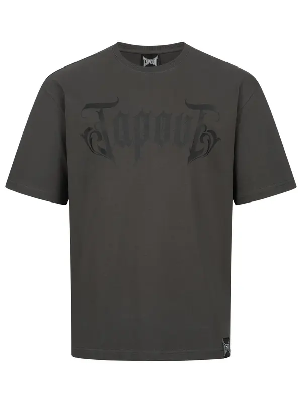 Tapout Tapout Majica 'Simply Believe'  temno siva / črna