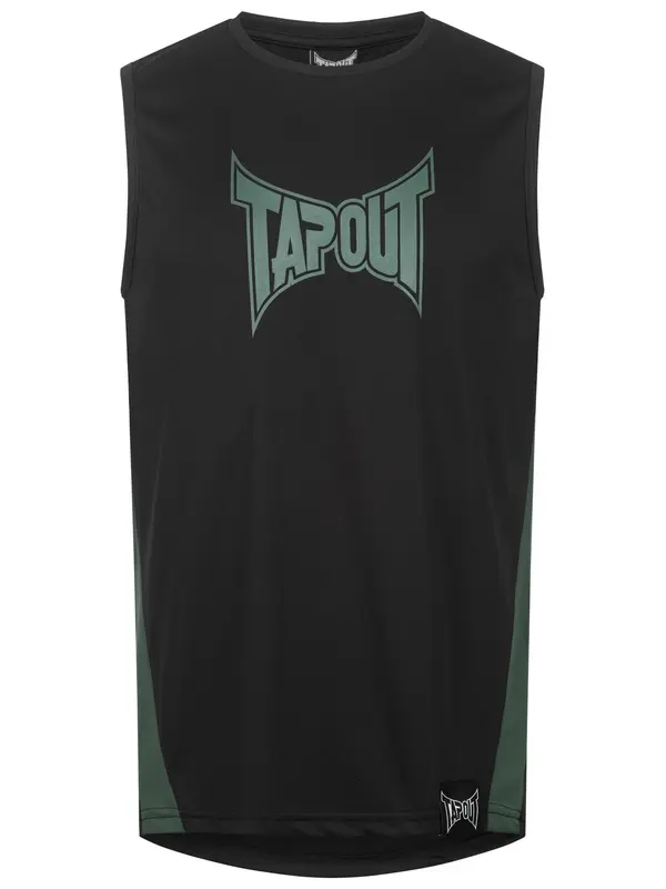 Tapout Tapout Majica  smaragd / črna