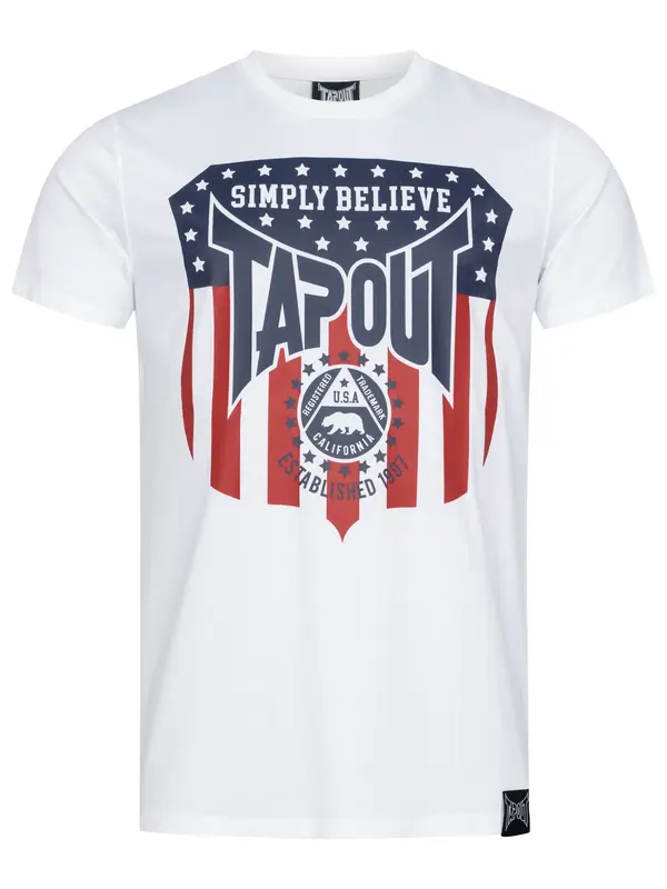 Tapout Tapout Majica 'Tapericano'  modra / rdeča / bela