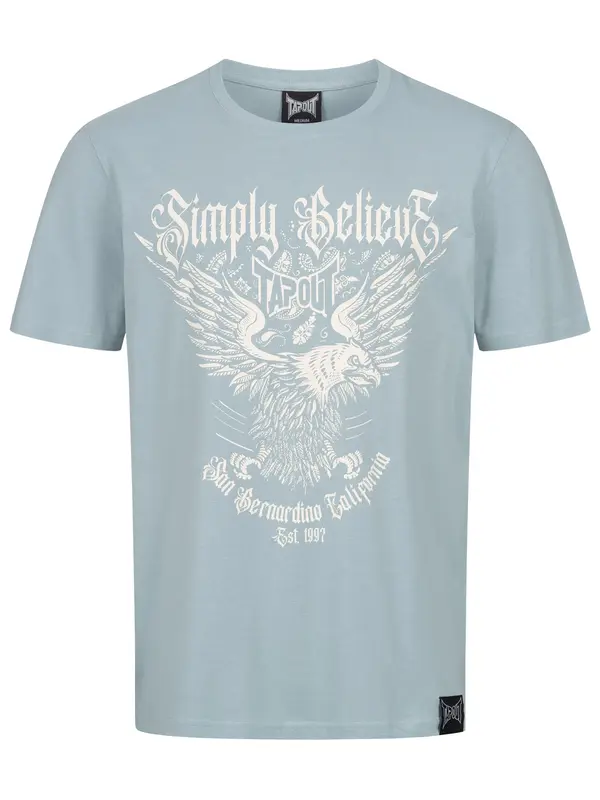 Tapout Tapout Majica 'Throper'  svetlo modra / bela