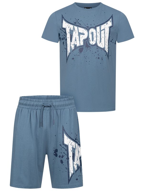 Tapout Tapout Športna trenirka 'DUNLAB'  golobje modra / bela