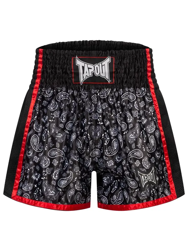 Tapout Tapout Športne hlače 'Camino'  ognjeno rdeča / črna / bela