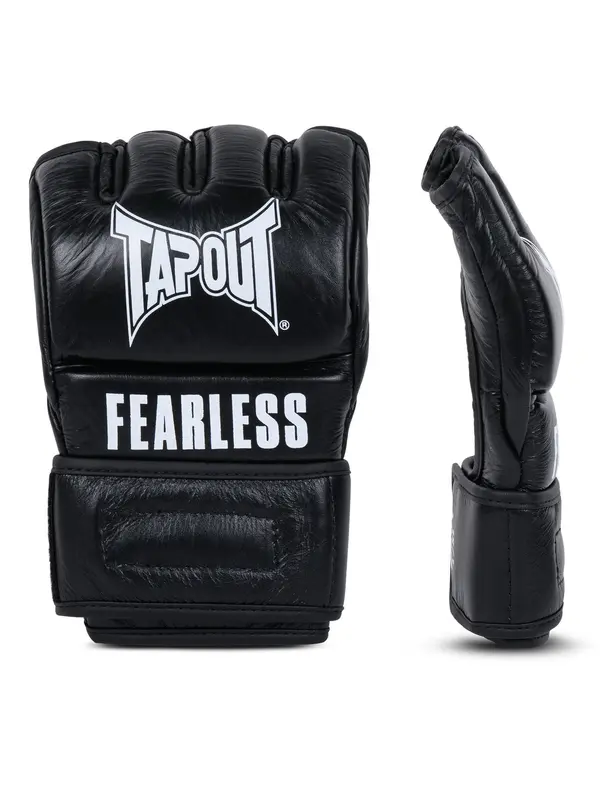 Tapout Tapout Športne rokavice 'Fearless'  črna / bela
