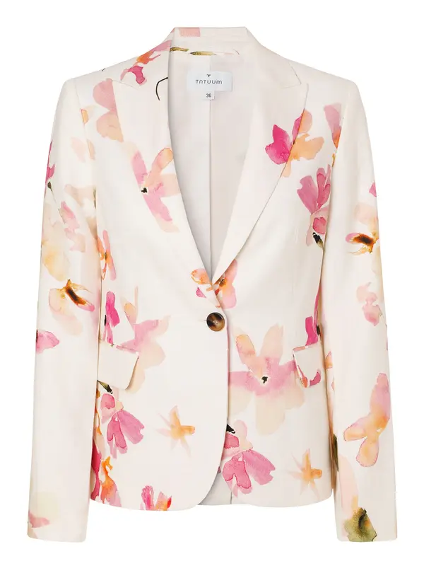 TATUUM TATUUM Blazer 'Remala 5'  rjava / jastog / magenta / off-bela