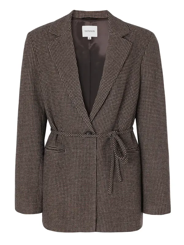 TATUUM TATUUM Blazer 'Soma'  pesek / temno rjava
