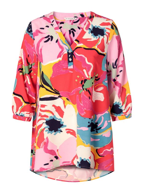 TATUUM TATUUM Bluza 'NAKIA'  žafran / smaragd / svetlo roza / ognjeno rdeča / bela
