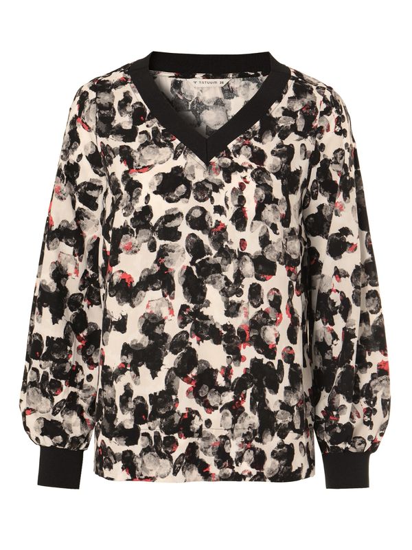 TATUUM TATUUM Bluza 'Rami'  rdeča / črna / bela