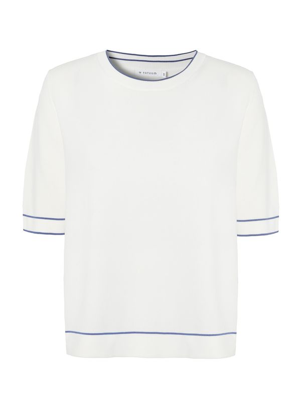 TATUUM TATUUM Bluza 'Simply'  safir / off-bela