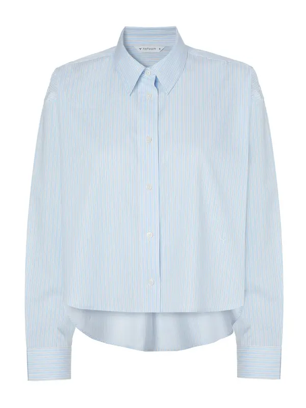 TATUUM TATUUM Bluza 'Sofia_1'  pastelno modra / črna / bela
