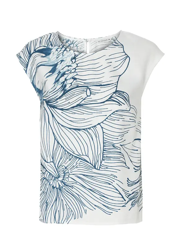 TATUUM TATUUM Bluza 'Tossa'  modra / temno modra / bela