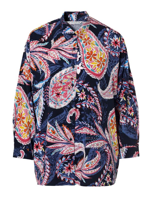 TATUUM TATUUM Bluza 'Trikiti'  marine / rumena / roza / bela