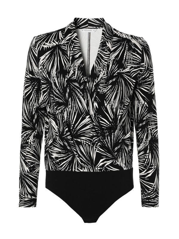 TATUUM TATUUM Bodi majica 'AGATHA'  črna / bela