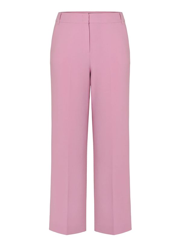 TATUUM TATUUM Hlače na rob 'Masda'  temno roza