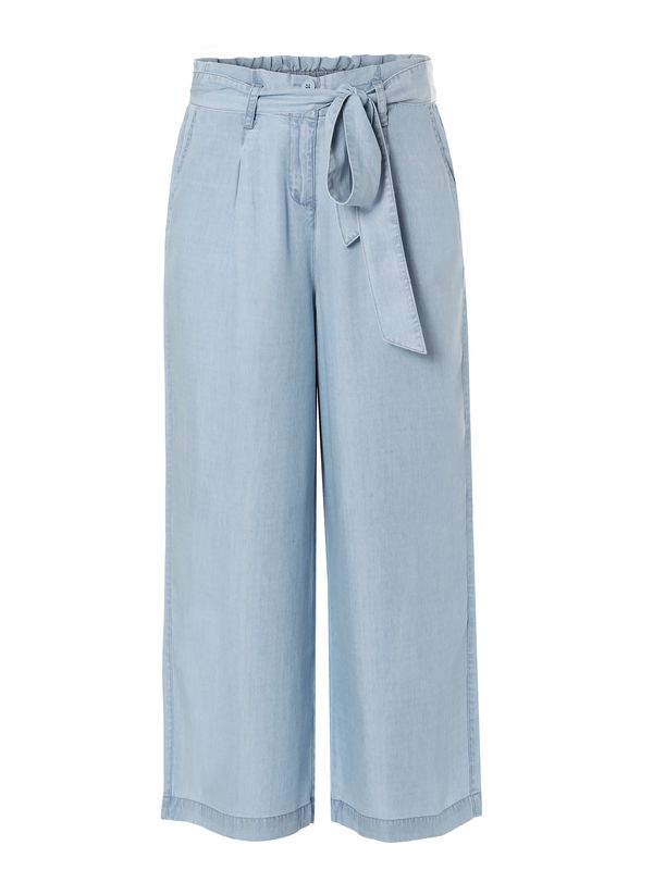 TATUUM TATUUM Hlače z naborki 'TENKO'  svetlo modra