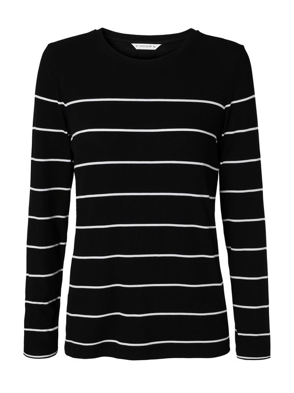 TATUUM TATUUM Majica 'Borsi'  črna / bela