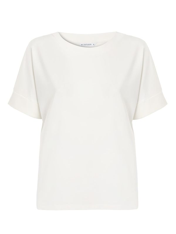 TATUUM TATUUM Majica 'Bow'  off-bela