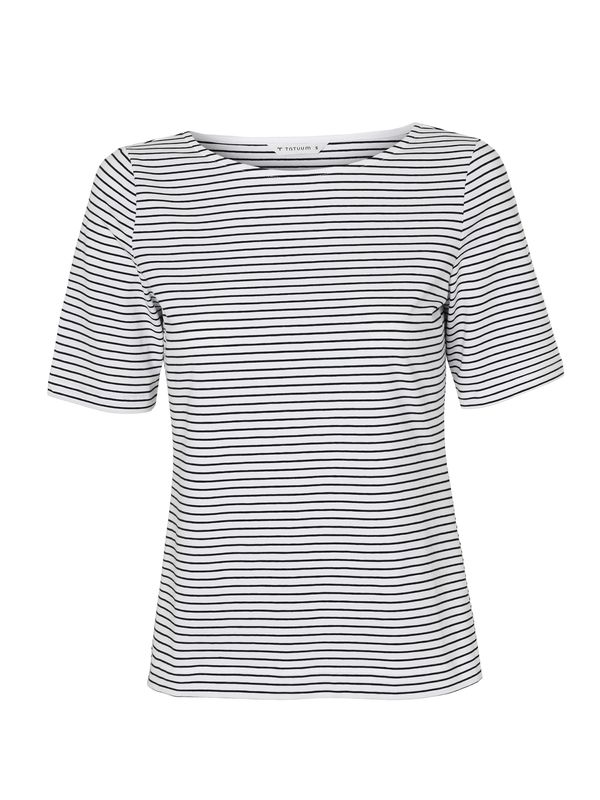 TATUUM TATUUM Majica 'Lumiko'  črna / bela