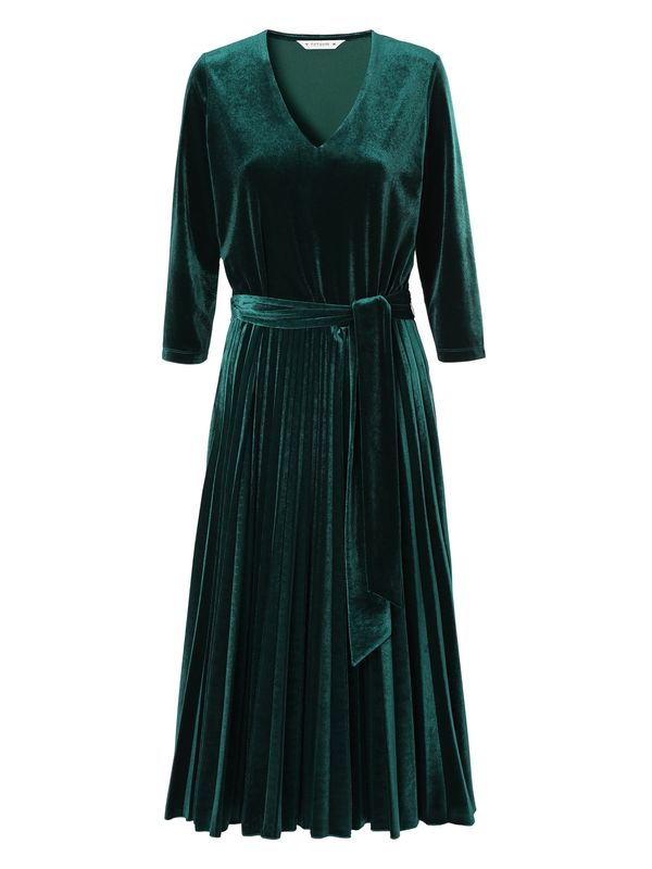 TATUUM TATUUM Obleka 'ANIKAMI'  temno zelena