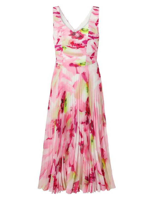 TATUUM TATUUM Obleka 'BELLA'  rumena / fuksija / roza / črna