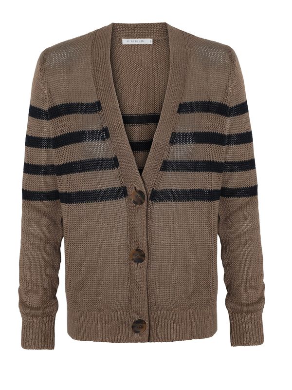 TATUUM TATUUM Pletena jopa 'Isabel'  mornarska / umbra