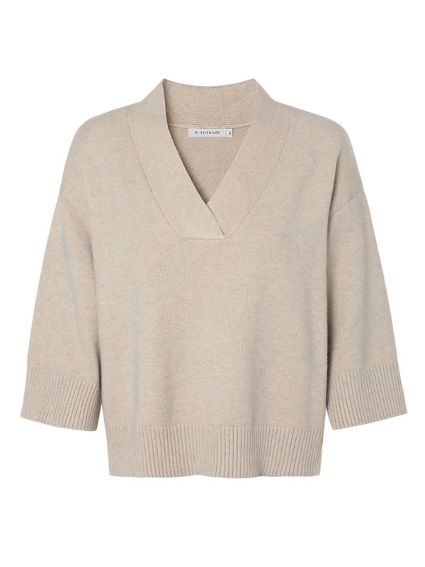 TATUUM TATUUM Pulover 'Miu'  svetlo bež