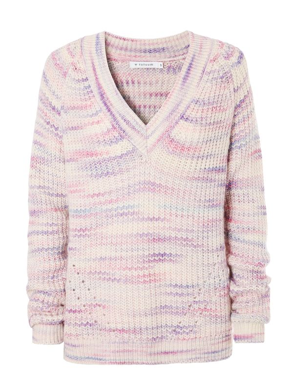 TATUUM TATUUM Pulover 'Saba'  lila / majnica / roza / bela