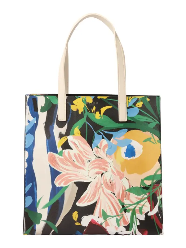 Ted Baker Ted Baker Nakupovalna torba 'BOUANI'  svetlo bež / modra / zelena / črna