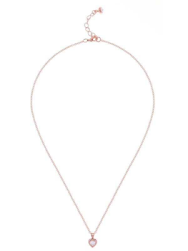 Ted Baker Ted Baker Verižica 'HANNELA: CRYSTAL HEART PENDANT'  zlata / rosé