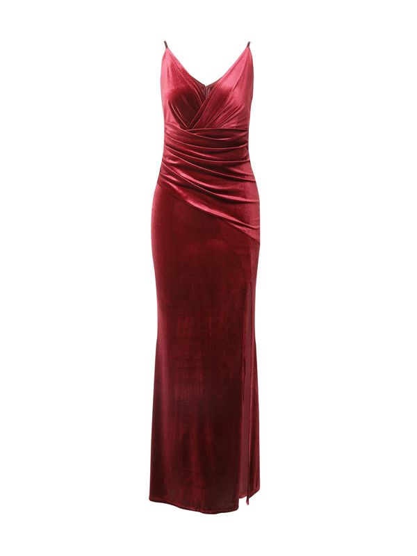 TFNC TFNC Večerna obleka 'SABI'  vinsko rdeča