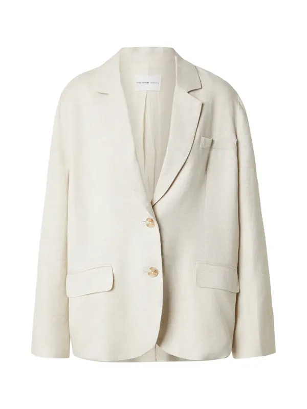 The Base Theory The Base Theory Blazer 'LINEN BLAZER'  bež