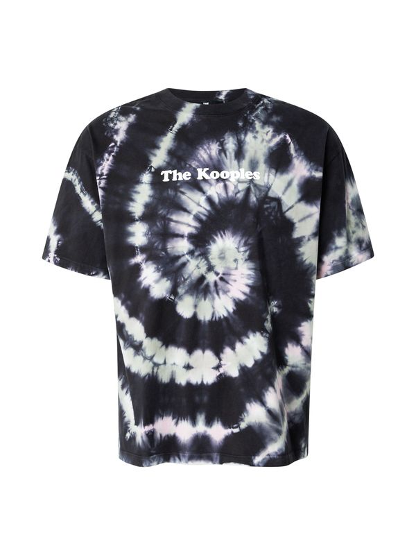 The Kooples The Kooples Majica  ecru / pastelno zelena / roza / črna