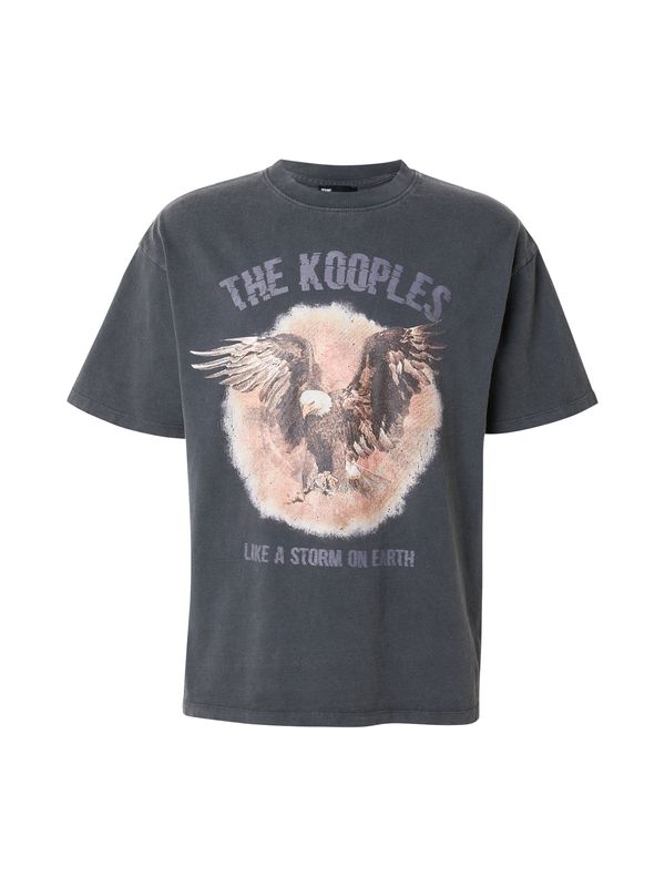 The Kooples The Kooples Majica  slonovina / rjava / temno liila / črna