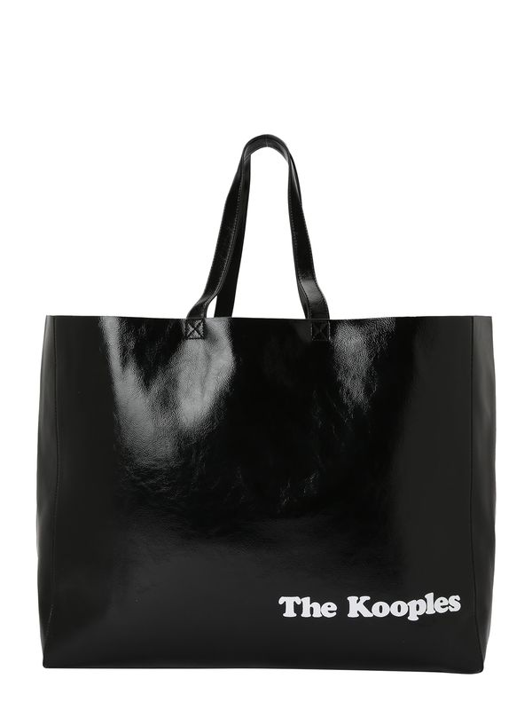 The Kooples The Kooples Nakupovalna torba  črna / bela