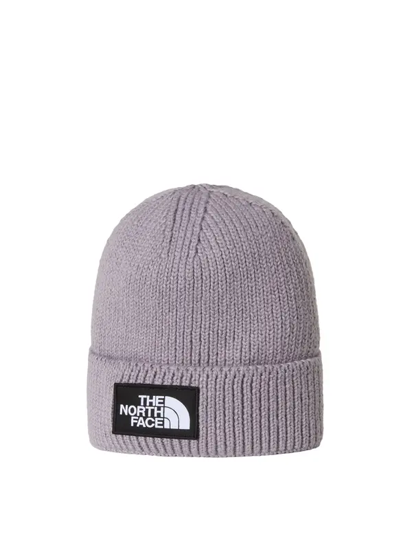 THE NORTH FACE THE NORTH FACE Lovska kapa 'TNF LOGO BOX CUFFED BEANIE'  siva / zelena