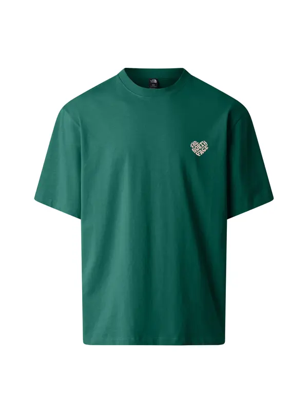 THE NORTH FACE THE NORTH FACE Majica 'Brand Proud'  temno zelena / puder