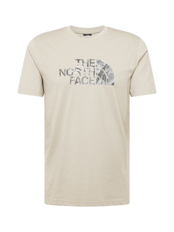 THE NORTH FACE THE NORTH FACE Majica 'EASY'  siva / svetlo siva / bela