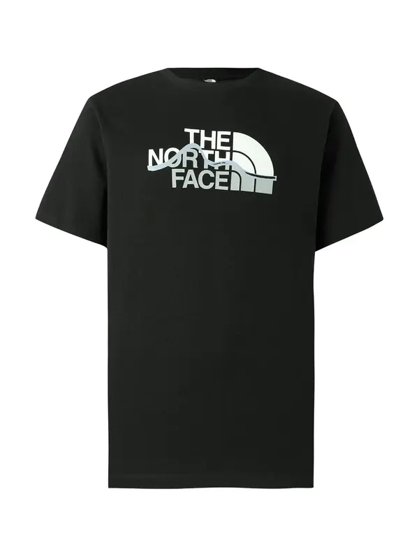 THE NORTH FACE THE NORTH FACE Majica 'Mountain Line'  opal / črna / bela