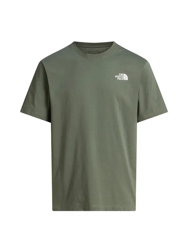 THE NORTH FACE THE NORTH FACE Majica 'Mountain Sketch'  temno zelena / bela