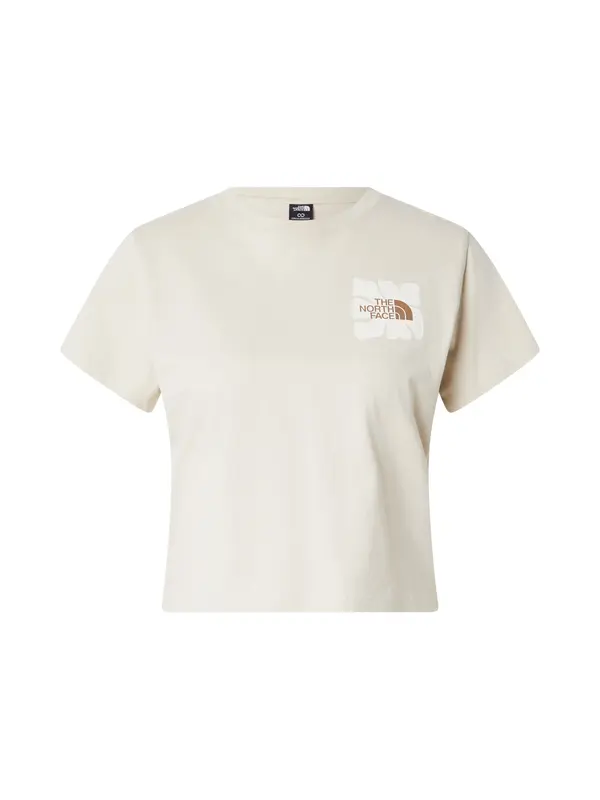 THE NORTH FACE THE NORTH FACE Majica 'SUN CUTIE'  umbra / temno rumena / kamen / bela