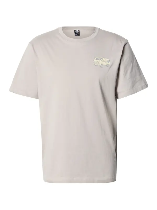 THE NORTH FACE THE NORTH FACE Majica 'VAN LIFE'  pastelno rumena / bazaltno siva / greige