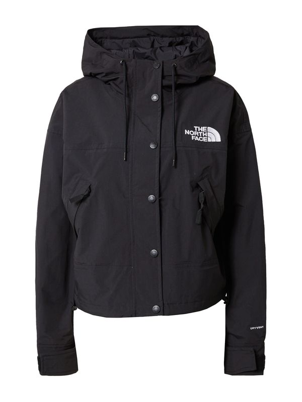 THE NORTH FACE THE NORTH FACE Prehodna jakna 'REIGN ON'  črna / off-bela