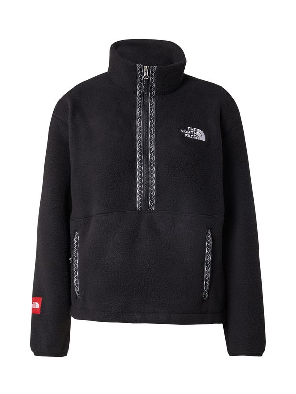 THE NORTH FACE THE NORTH FACE Pulover 'FLEESKI'  črna / off-bela