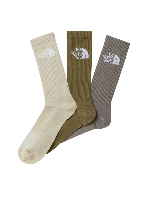 THE NORTH FACE THE NORTH FACE Športne nogavice 'Multi Sport Cush'  pesek / kamen / oliva / bela