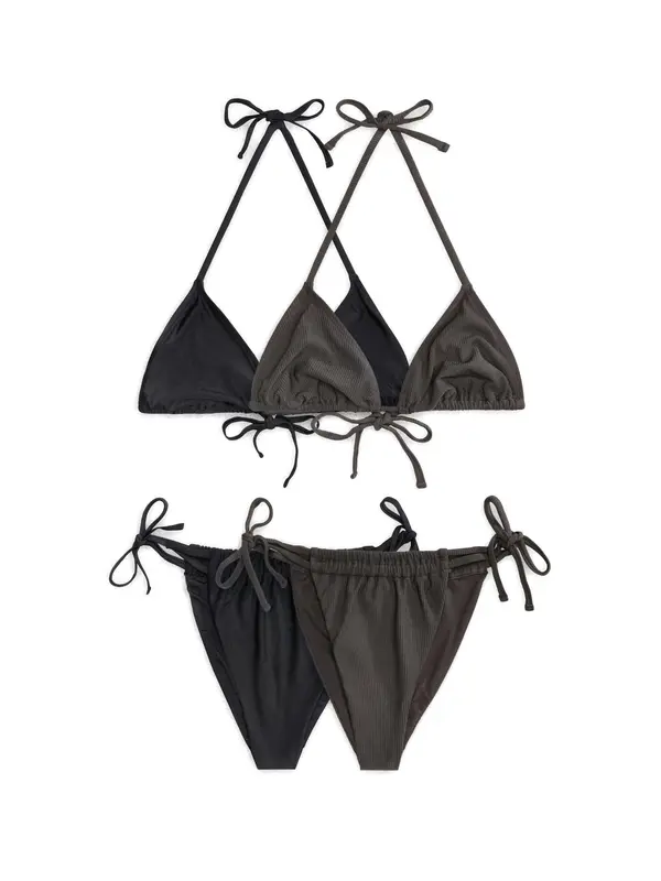 The Set The Set Bikini  antracit / črna