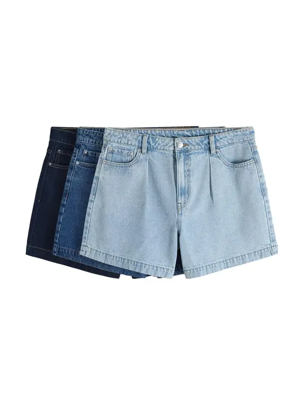 The Set The Set Kavbojke  moder denim / svetlo modra / temno modra