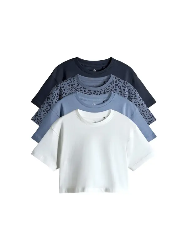 The Set The Set Majica  marine / opal / golobje modra / bela